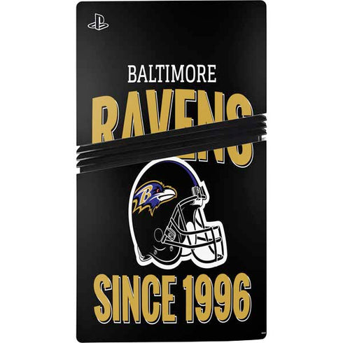 NFL Baltimore Ravens Helmet PS5 Pro Console Skin