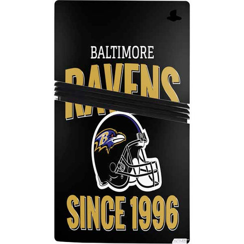 NFL Baltimore Ravens Helmet PS5 Pro Console Skin