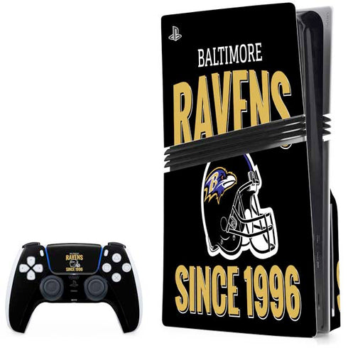 NFL Baltimore Ravens Helmet PlayStation PS5 Skins