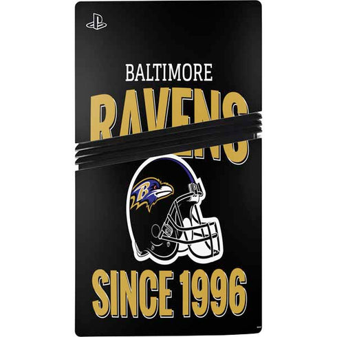 NFL Baltimore Ravens Helmet PS5 Pro Disk Bundle Skin