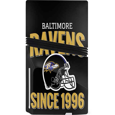 NFL Baltimore Ravens Helmet PS5 Pro Disk Console Skin