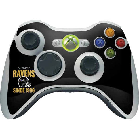 NFL Baltimore Ravens Helmet Xbox 360 Wireless Controller Skin