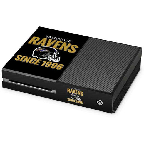NFL Baltimore Ravens Helmet Xbox One Console Skin