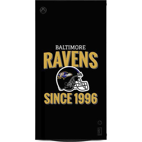 NFL Baltimore Ravens Helmet XBox Series X Digital Edition Console Skin