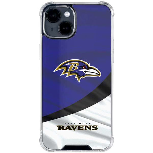 NFL Baltimore Ravens iPhone 15 Clear Case