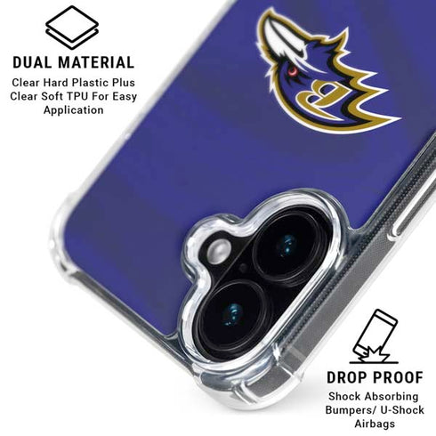 NFL Baltimore Ravens iPhone 16 Clear Case