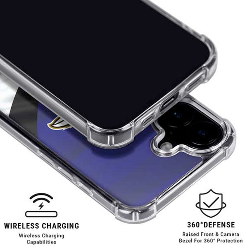NFL Baltimore Ravens iPhone 16 Plus MagSafe Case