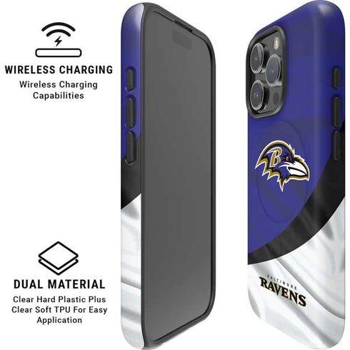 NFL Baltimore Ravens iPhone 16 Pro Max Magsafe Impact Case