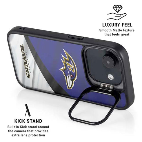 NFL Baltimore Ravens iPhone 16e Kickstand Case