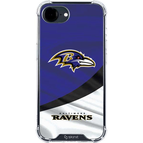 NFL Baltimore Ravens iPhone 16e Clear Case