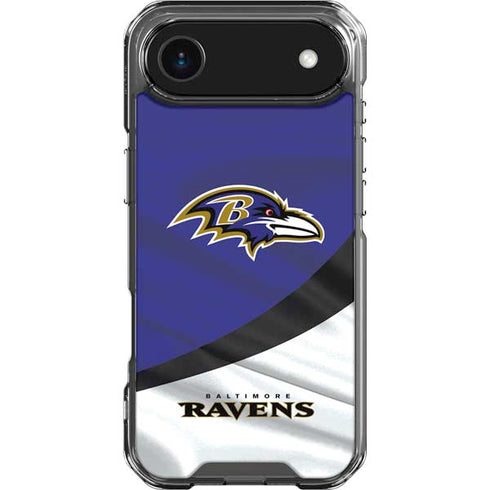 NFL Baltimore Ravens iPhone 17 Air Clear Case