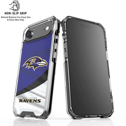 NFL Baltimore Ravens iPhone 17 Air Clear Case