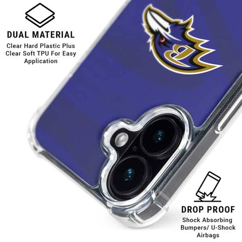 NFL Baltimore Ravens iPhone 17 Clear Case
