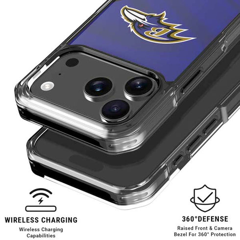 NFL Baltimore Ravens iPhone 18 Pro Clear Case