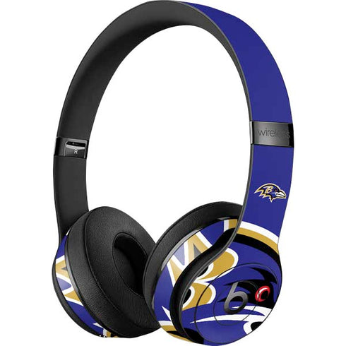 NFL Baltimore Ravens Large Logo Beats Solo 3 Wireless Skin