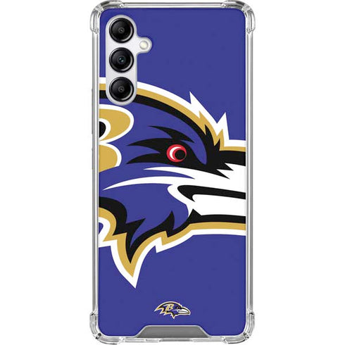 NFL Baltimore Ravens Large Logo Gabb Phone 4 Clear Case