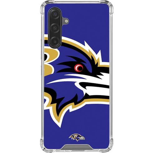 NFL Baltimore Ravens Large Logo Galaxy A17 Clear Case