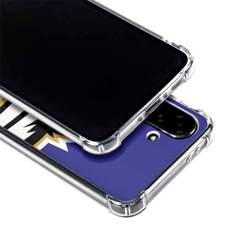 NFL Baltimore Ravens Large Logo Galaxy A36 5G Clear Case