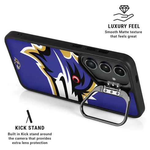 NFL Baltimore Ravens Large Logo Galaxy S25 Kickstand Case