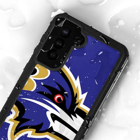 NFL Baltimore Ravens Large Logo Galaxy S24 Plus Waterproof Case