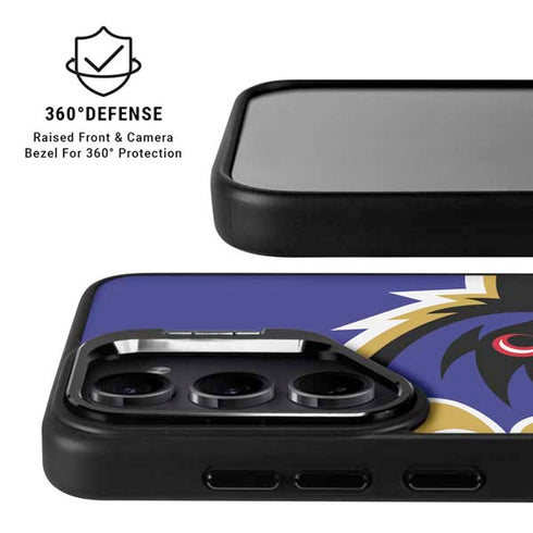 NFL Baltimore Ravens Large Logo Galaxy S25 Ultra Kickstand Case
