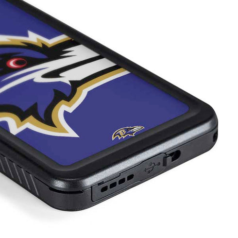 NFL Baltimore Ravens Large Logo Galaxy S24 Waterproof Case
