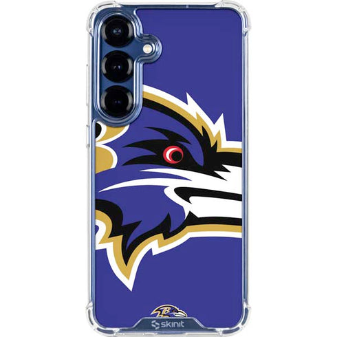 NFL Baltimore Ravens Large Logo Galaxy S25 Clear Case