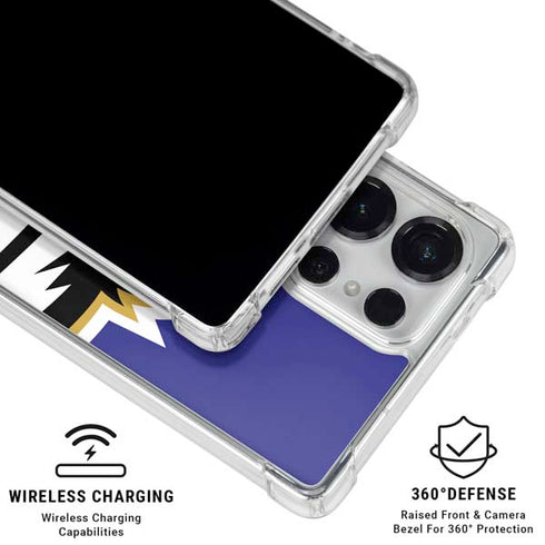 NFL Baltimore Ravens Large Logo Galaxy S25 Ultra Clear Case