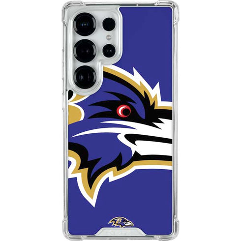 NFL Baltimore Ravens Large Logo Galaxy S26 Ultra Clear Case
