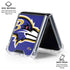 NFL Baltimore Ravens Large Logo Galaxy Z Flip6 Clear Case