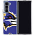 NFL Baltimore Ravens Large Logo Galaxy Z Fold5 5G Clear Case