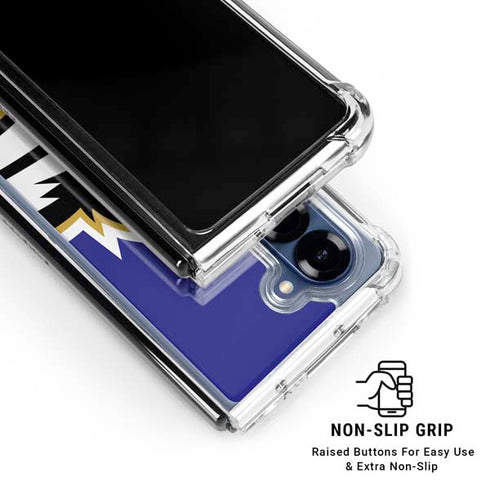 NFL Baltimore Ravens Large Logo Galaxy Z Fold6 Clear Case