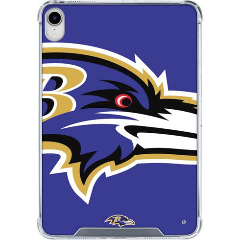 NFL Baltimore Ravens Large Logo iPad 11th Gen (2025) Clear Case
