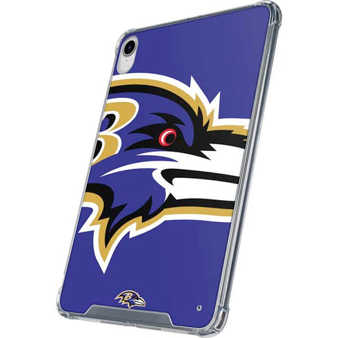 NFL Baltimore Ravens Large Logo iPad 11th Gen (2025) Clear Case