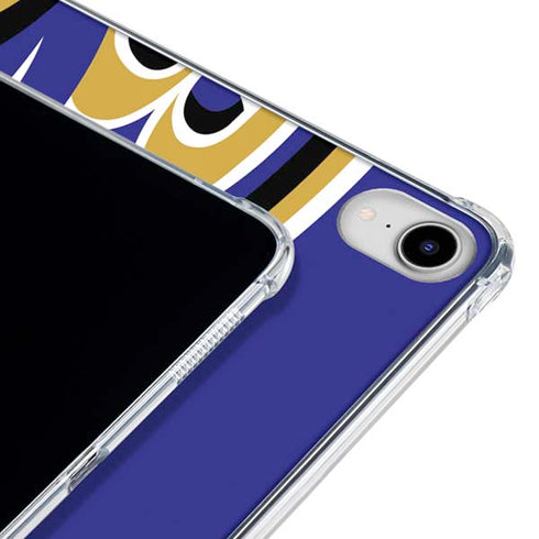 NFL Baltimore Ravens Large Logo iPad 11th Gen (2025) Clear Case