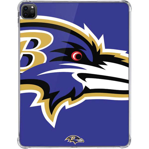NFL Baltimore Ravens Large Logo iPad Pro 11in (2024) Clear Case