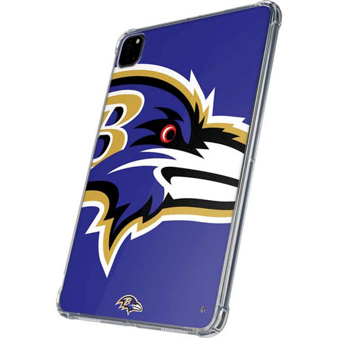 NFL Baltimore Ravens Large Logo iPad Pro 11in (2024) Clear Case