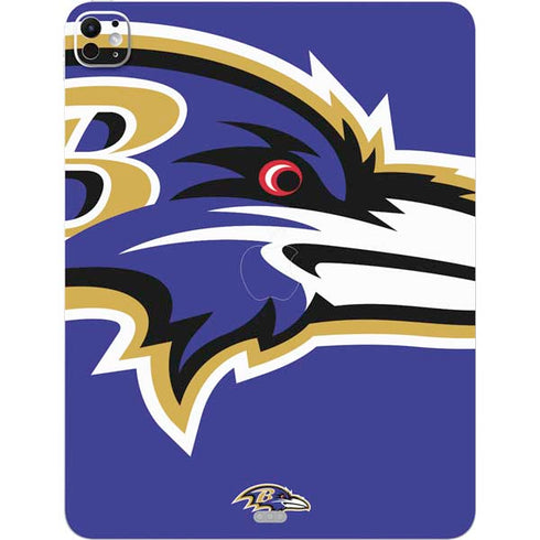 NFL Baltimore Ravens Large Logo iPad Pro 13in M4 (2024) Skin