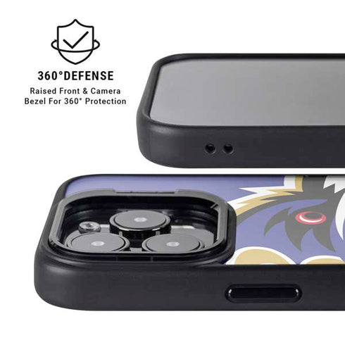 NFL Baltimore Ravens Large Logo iPhone 13 Pro Max Kickstand Case