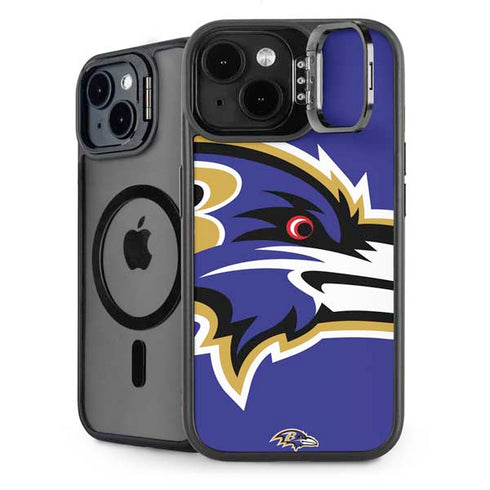 NFL Baltimore Ravens Large Logo iPhone 14 Plus Kickstand Case