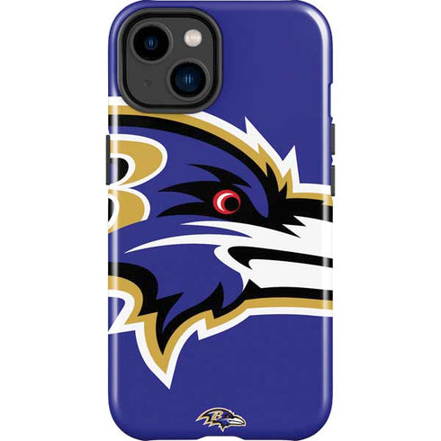 NFL Baltimore Ravens Large Logo iPhone 15 Impact Case