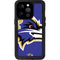 NFL Baltimore Ravens Large Logo iPhone 15 Pro Waterproof Case
