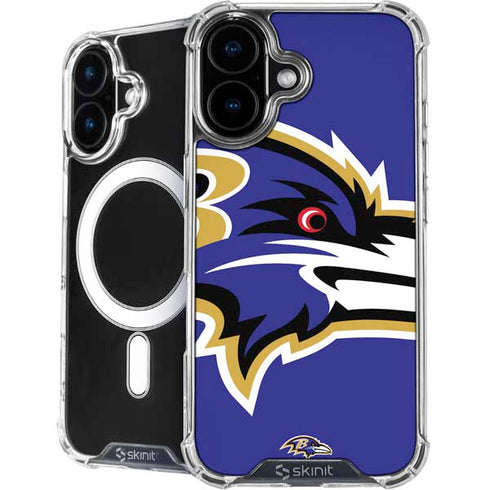 NFL Baltimore Ravens Large Logo iPhone 16 MagSafe Case