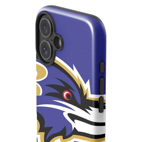 NFL Baltimore Ravens Large Logo iPhone 16 Plus Impact Case