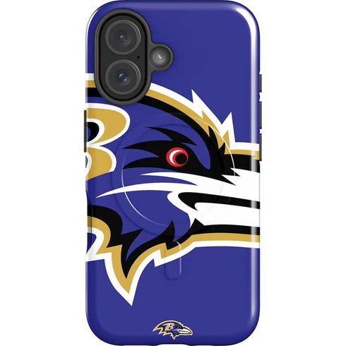 NFL Baltimore Ravens Large Logo iPhone 16 Plus Magsafe Impact Case
