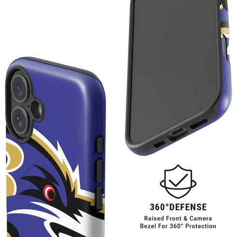 NFL Baltimore Ravens Large Logo iPhone 16 Plus Magsafe Impact Case