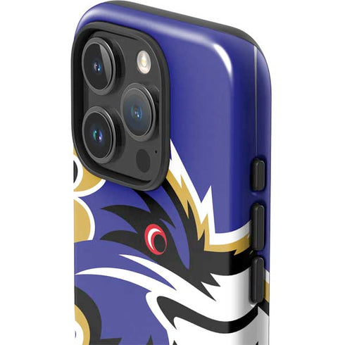 NFL Baltimore Ravens Large Logo iPhone 16 Pro Impact Case
