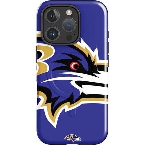 NFL Baltimore Ravens Large Logo iPhone 16 Pro Max Magsafe Impact Case
