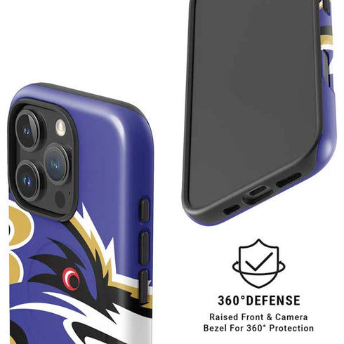 NFL Baltimore Ravens Large Logo iPhone 16 Pro Max Magsafe Impact Case