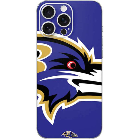 NFL Baltimore Ravens Large Logo iPhone 16 Pro Max Skin